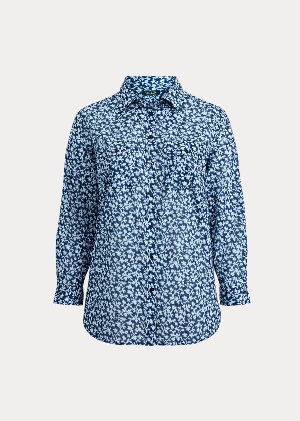 Camisa Ralph Lauren Printed Algodão Mulher 82603-ZSUL